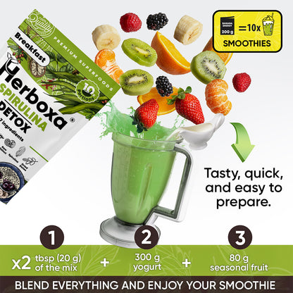 Spirulina Detox – Das gesunde „Fast Food“ Spirulina-Frühstück